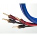 Taga Harmony kolonėlių kabelis BLUE-16 ,16 AWG/1.3mm2  OFC Varis su Banan tipo kištukais